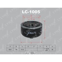 Фильтр масляный для VW LT 2.8TD LYNXauto LC-1005