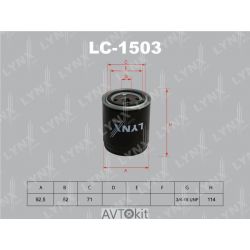 Фильтр масляный для GAZ 3110/Gazelle LYNXauto LC-1503