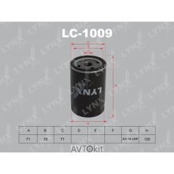 Фильтр масляный для AUDI 80 LYNXauto LC-1009