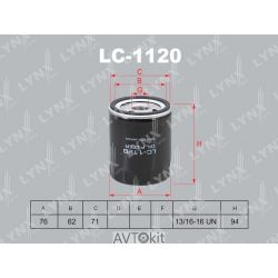 Фильтр масляный для LAND ROVER LYNXauto LC-1120
