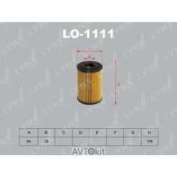 Фильтр масляный для BMW 3 LYNXauto LO-1111