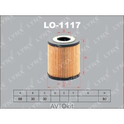 Фильтр масляный для BMW 3 LYNXauto LO-1117