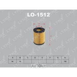 Фильтр масляный для BMW 3 LYNXauto LO-1512
