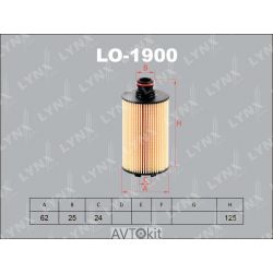 Фильтр масляный для SSANGYONG LYNXauto LO-1900