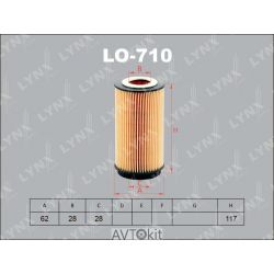 Фильтр масляный для HYUNDAI LYNXauto LO-710