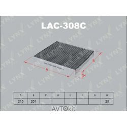 Фильтр салонный для CITROEN LYNXauto LAC-308C