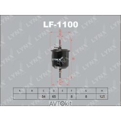 Фильтр топливный для HYUNDAI LYNXauto LF-1100