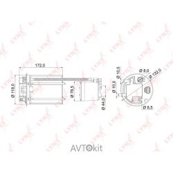 Фильтр топливный погружной для TOYOTA RAV-4 LYNXauto LF-985M