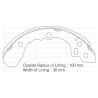 Колодки задние барабанные для KIA Rio SANGSIN HI-Q SA134