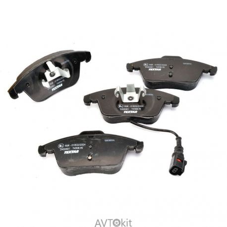 Тормозные колодки, передние с датчиком для AUDI, SEAT, VW TEXTAR 2433301