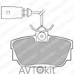 Тормозные колодки для VW DELPHI LP1541