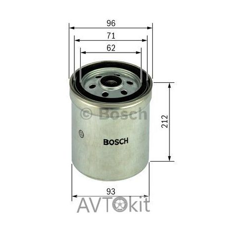Топливный фильтр для VOLVO BOSCH 1457434294