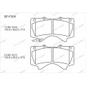 Передние тормозные колодки GERAT BP-F004C Platinum для Lexus, Toyota