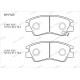 Передние тормозные колодки GERAT BP-F025 для Hyundai, Mitsubishi