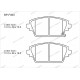 Передние тормозные колодки GERAT BP-F064 для Honda, Nissan