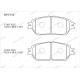 Передние тормозные колодки GERAT BP-F010 для Lexus, Toyota