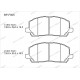 Передние тормозные колодки GERAT BP-F005 для Lexus, Toyota