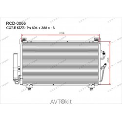 Радиатор кондиционера для Mitsubishi GERAT RCD-0066