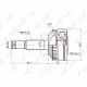 ШРУС наружный 22x22x52/29T для OPEL LYNXauto CO-5903A