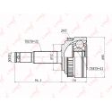 ШРУС наружный 22x22x52/29T для OPEL LYNXauto CO-5903A