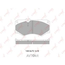Колодки тормозные передние для MERCEDES-BENZ LYNXauto BD-5335