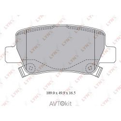 Колодки тормозные задние для TOYOTA Avensis LYNXauto BD-7599