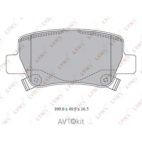 Колодки тормозные задние для TOYOTA Avensis LYNXauto BD-7599