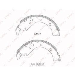 Колодки тормозные задние для TOYOTA Allion LYNXauto BS-7512