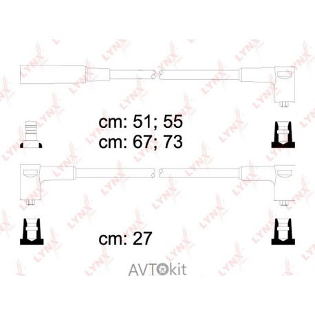 Провода высоковольтные для LADA 2108-099 LYNXauto SPE4609