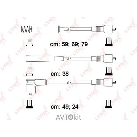 Провода высоковольтные для OPEL Vectra LYNXauto SPE5914