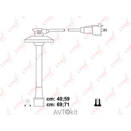 Провода высоковольтные для TOYOTA Avensis LYNXauto SPC7543